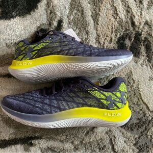 Under Armour Flow Velociti Wind Shoes - Gray and Yellow